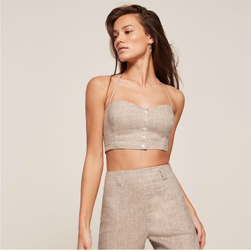 Reformation Claudia Crop Top